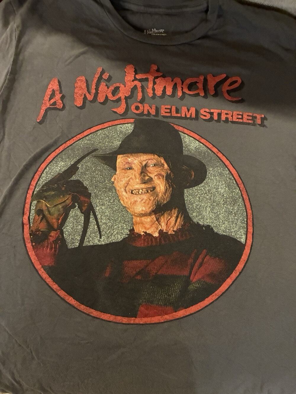Vintage Graphic T-Shirt Nightmare On Elm St., Freddy Krueger Size M